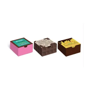 Caixa para 4 Brigadeiros Cromus 8,5x8,5x3,5cm com 10 Unidades