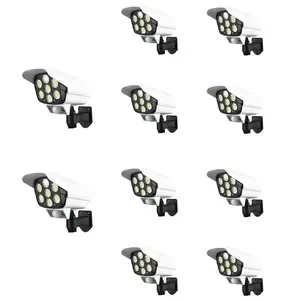 Luminaria Solar Dummy Camera Falsa Kit 10 Uni 30w Controle