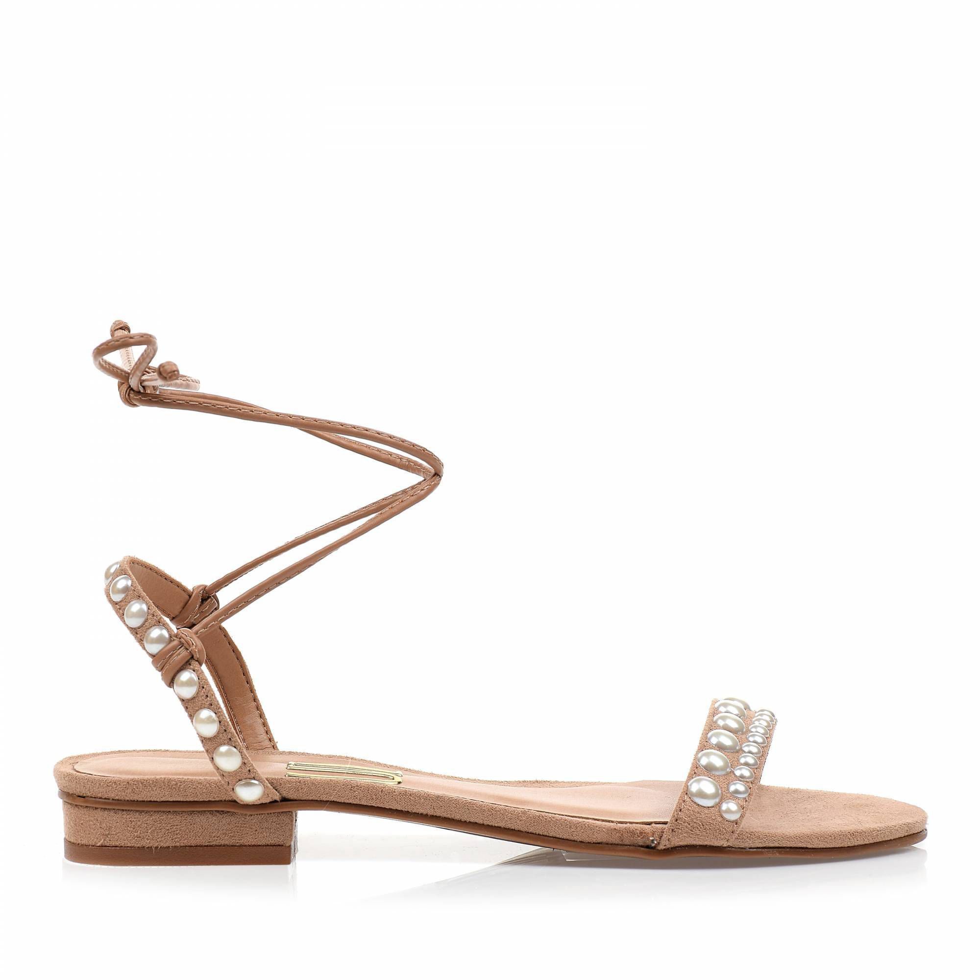 Flats Camurça Nude