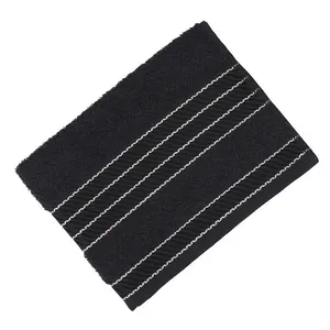 Toalha de Rosto Siena 100% Algodão Cor 900 Preto 50x80cm 201392 - Tecelagem Atlântica