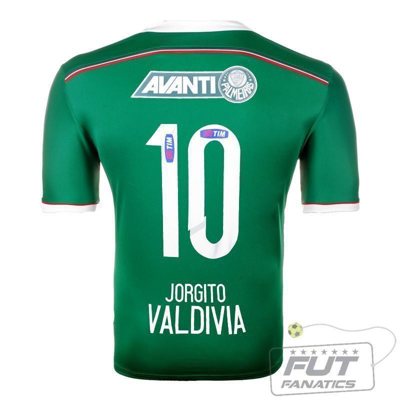 Camisa Adidas Palmeiras Savóia 2014 10 Valdivia