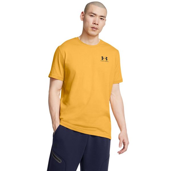Camiseta de Treino Masculina Under Armour Sportstyle Left Chest M Amarelo