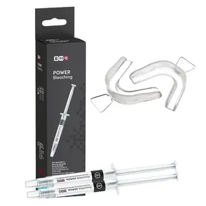 Kit 2 Clareador Dental Caseiro Moldeira Power 22% Maquira