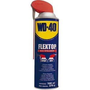 Lubrificante Spray Flex Top 500ml Multiuso para Motores Eletrodomésticos Motocicletas e Bicicletas WD40 Lubrificante Spray Flex Top 500ml Multiuso para Motores Eletrodomésticos e Bicicletas WD40