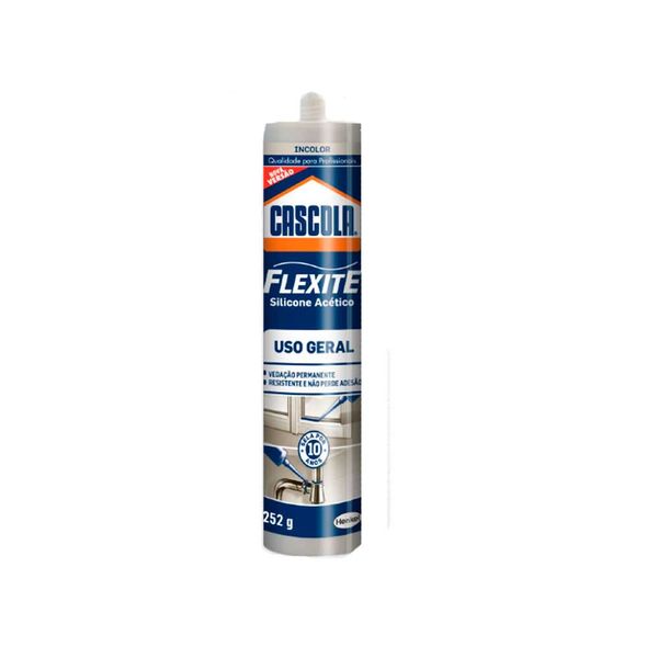 Silicone Acetico Cascola Uso Geral Ouro Incolor 252G Henkel