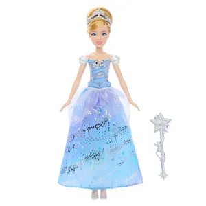 Boneca - Disney - Princesas - Cinderela - Vestido Com Luzes - Mattel
