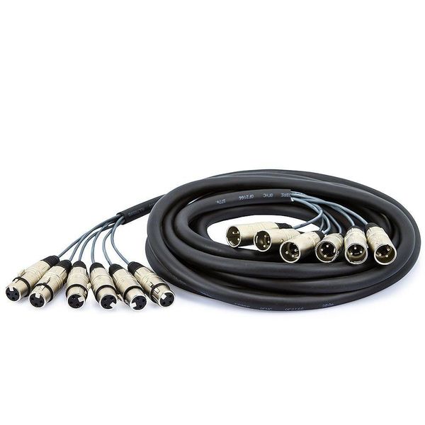 Multicabos Xlr 6 Vias Cirilo Cabos - 35 Metros