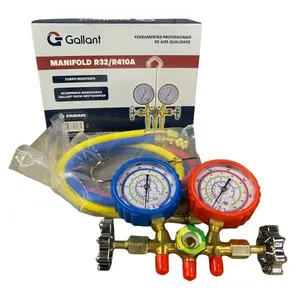 Manifold R32/R410A com Mangueira Gallant 90CM 800-4000PSI Manifold R32/R410a, Mangueira Gallant 90cm 800-4000psi