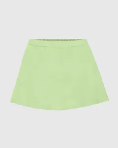 Saia Shorts Infantil Menina Cós Elástico Em Algodão Malwee Kids Verde - 14