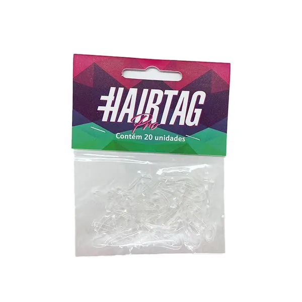 Elástico Cabelo Hair Tag Silicone P 1gr Transparente