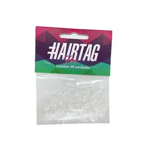Elástico Cabelo Hair Tag Silicone P 1gr Transparente