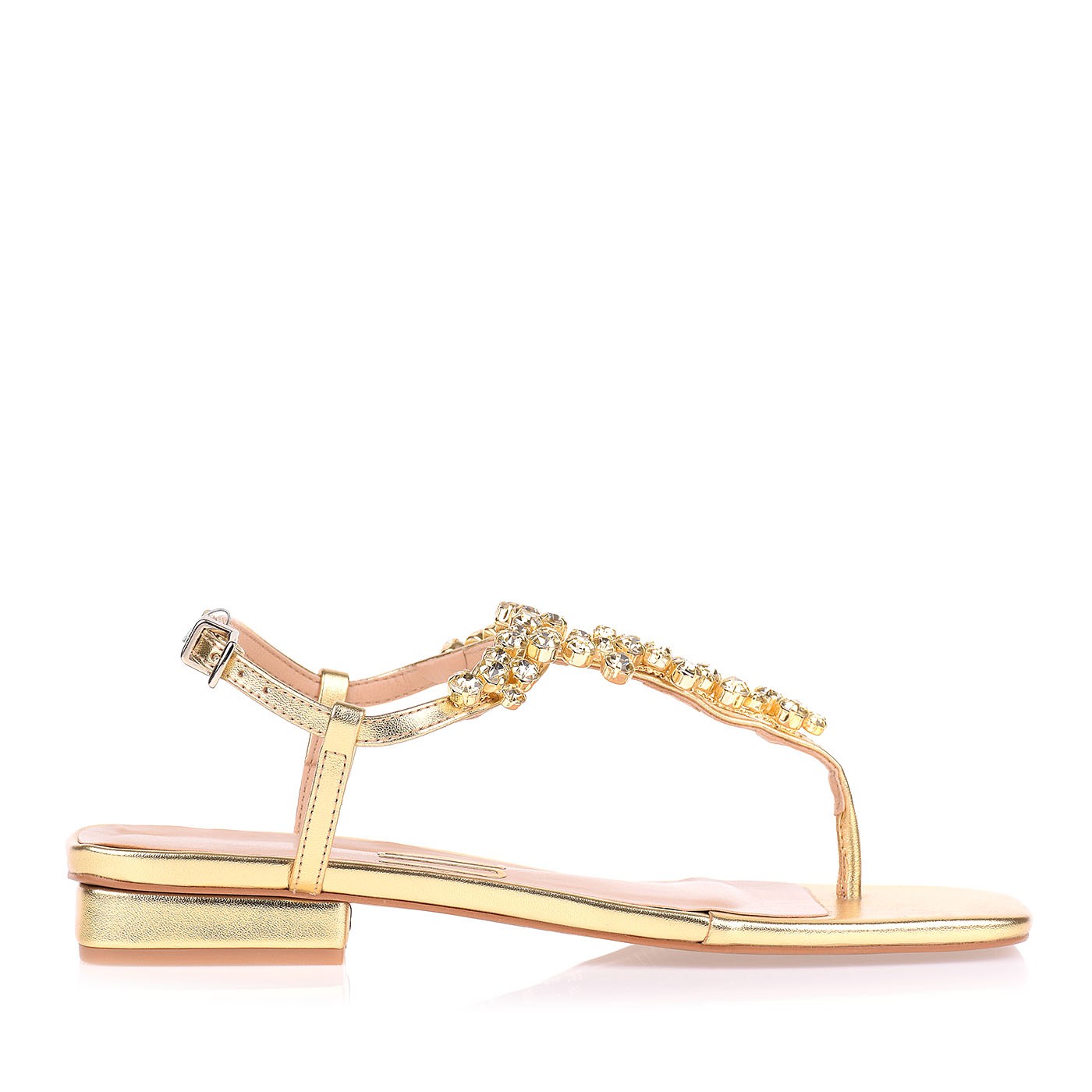 Flat Salto Baixo New Metal Ouro