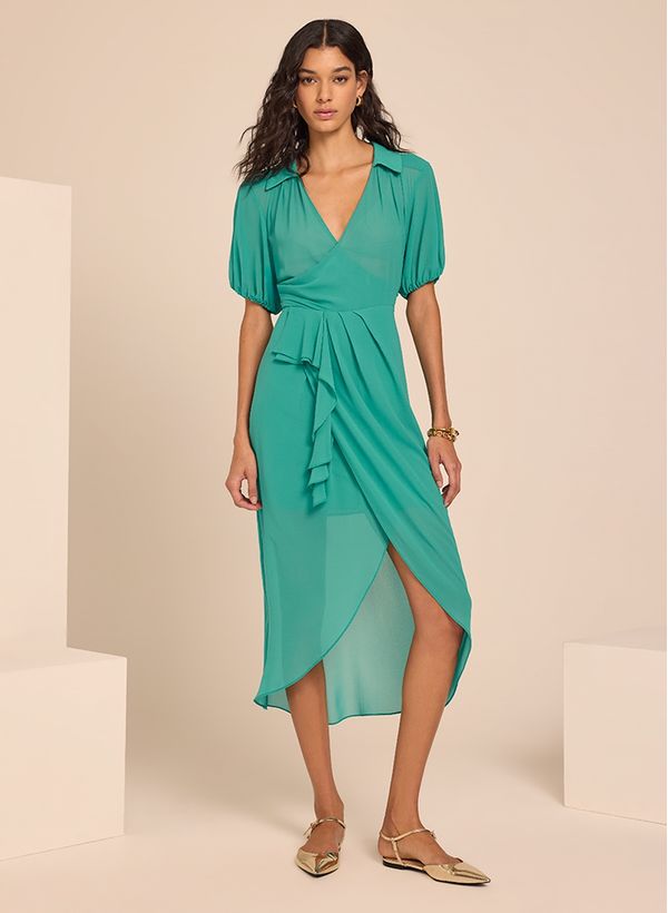Vestido Le Lis Debbie Midi Feminino 50