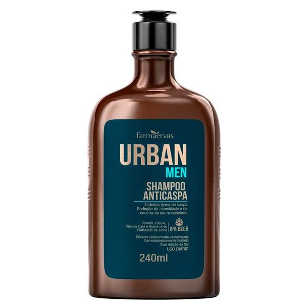Shampoo Urban Men Ipa Anticaspa 240ml