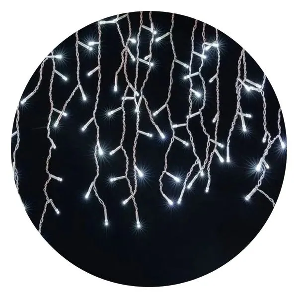Cascata Global 200 Leds Branco 5 Metros Macho Femea 127V (MP)