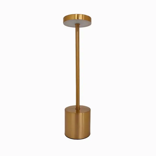 Abajur Et Metal Dourado GM554791 - Brascontinental