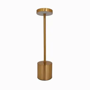 Abajur Et Metal Dourado GM554791 - Brascontinental