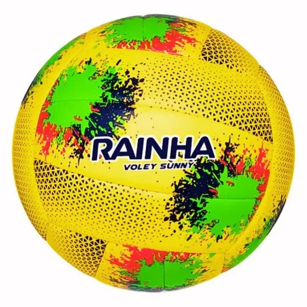 Bola De Vôlei Rainha Sunny Amarelo + Preto Tamanho:único