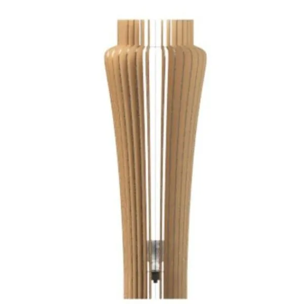 Luminária de Chão Azaléia em MDF 100W Bivolt Soquete E27 87cm Preta Lenobre Luminária de Chão Azaléia MDF 100W Bivolt E27 87cm Preta Lenobre