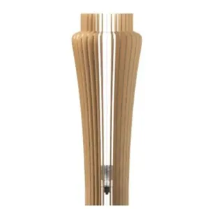 Luminária de Chão Azaléia em MDF 100W Bivolt Soquete E27 87cm Preta Lenobre Luminária de Chão Azaléia MDF 100W Bivolt E27 87cm Preta Lenobre