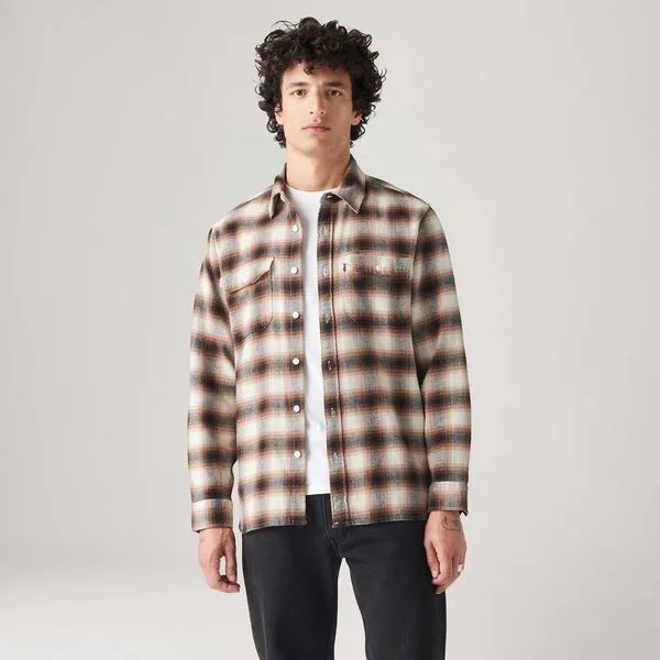 Camisa Levi's® Jackson Worker Manga Longa - S USA | P BR
