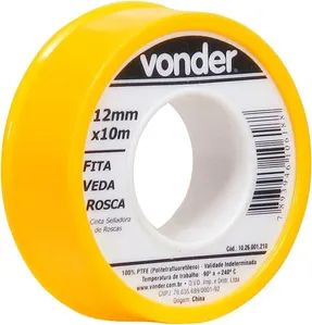 Fita Veda Rosca PTFE 12mm x 10m - VONDER