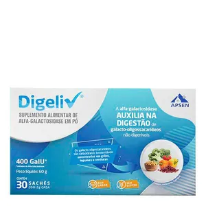 Suplemento Alimentar Digeliv 15 Comprimidos