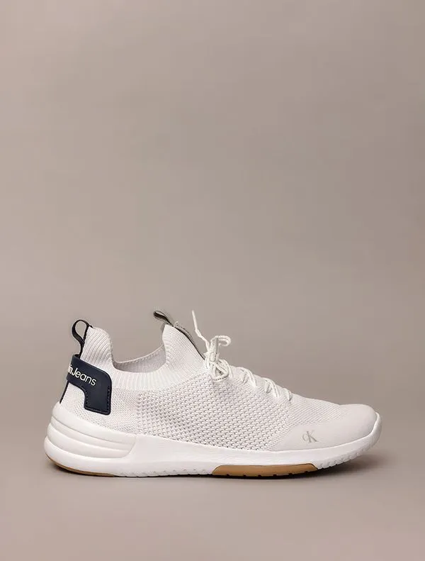 Tênis Masculino Air Knitting Calvin Klein Jeans - Branco Tênis Masculino Air Knitting Calvin Klein Jeans Branco 40