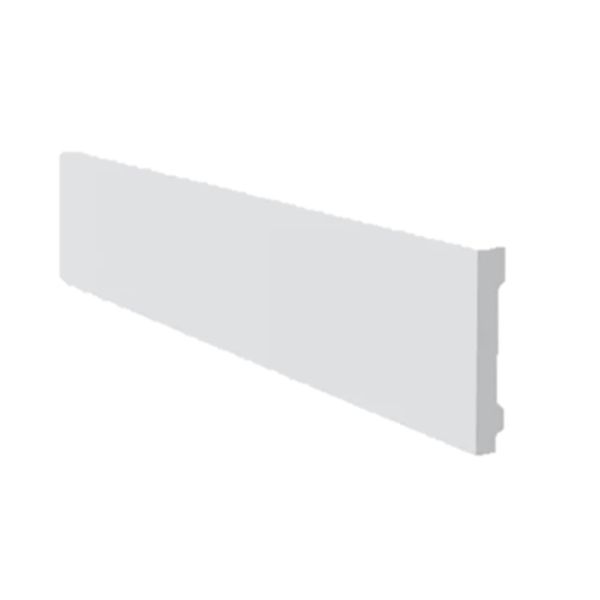 Rodapé Poliestireno Branco Liso FN7 7cmx2,00m Gart