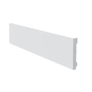 Rodapé Poliestireno Branco Liso FN7 7cmx2,00m Gart