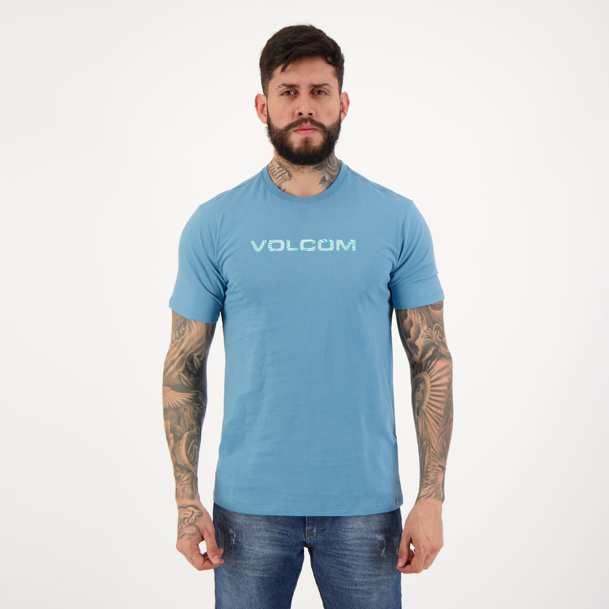Camiseta Volcom Zebra Euro Azul