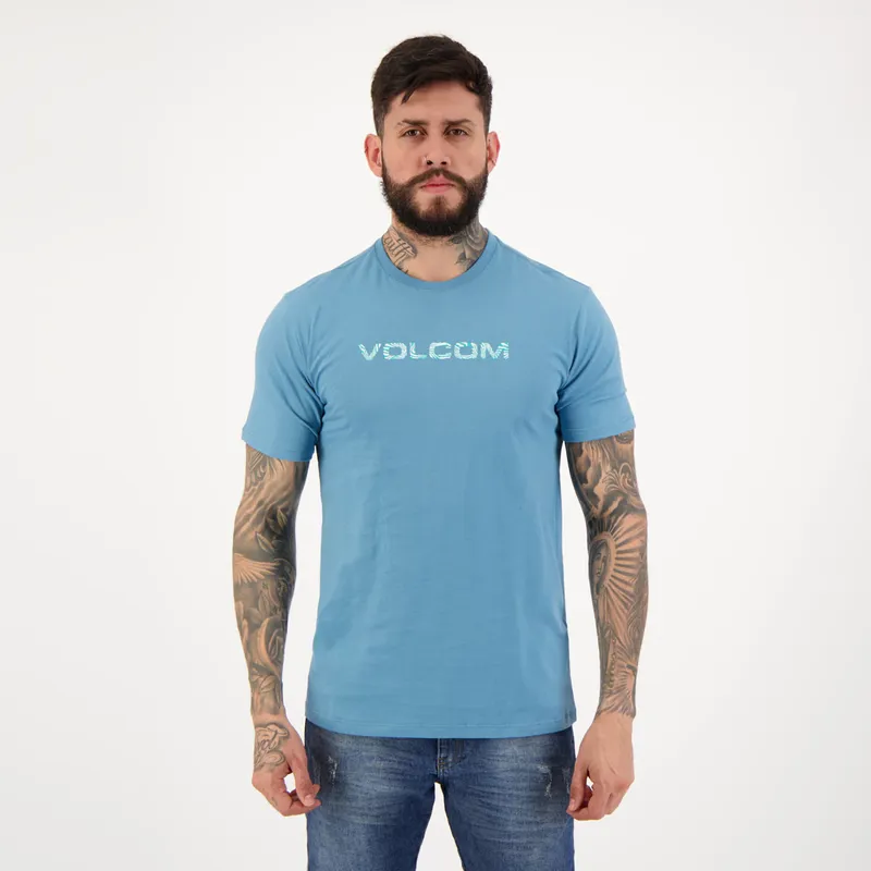 Camiseta Volcom Zebra Euro Azul