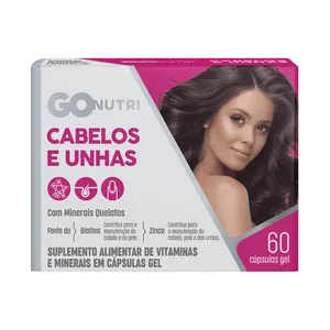 Polivitaminico Cabelos E Unhas 60 Cápsulas Gonutri