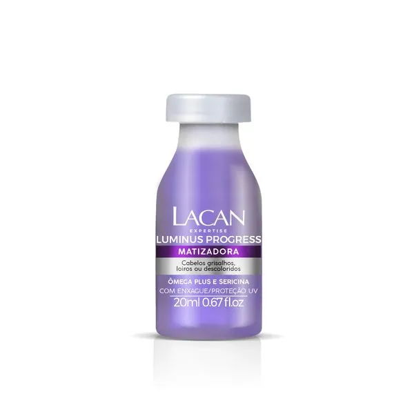 Ampola Capilar Lacan Luminus Progress Matizadora 20ml Ampola Lacan Matizadora 20ml