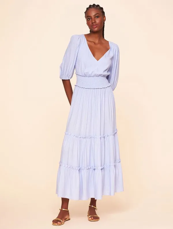 Vestido Longo Cambraia Colors LAVANDA GG