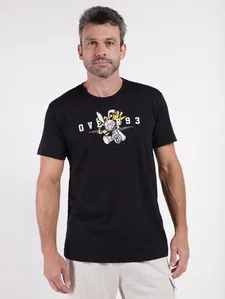 Camiseta Manga Curta Masculina PRETO P