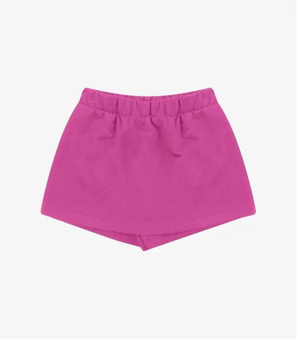 Shorts Saia Moletom Rovi Kids Rosa 10
