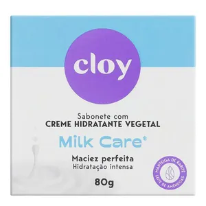 Sabonete Barra Hidratante Cloy Milk Care 80g