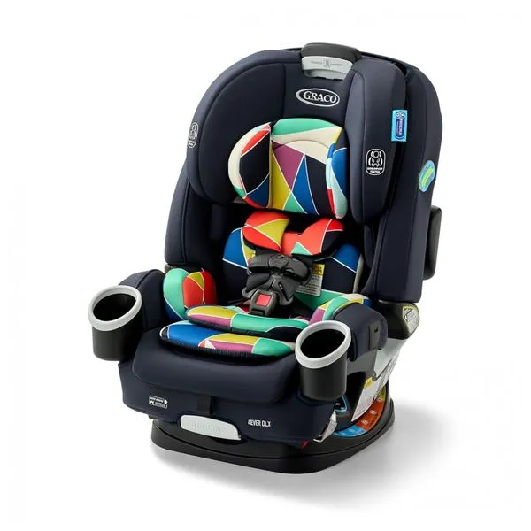 Cadeira de Carro Graco 4Ever DLX 4 em 1, de Bebê a Criança, com 10 Anos de Uso, Assento de Carro para Trás, Assento de Carro para Frente,