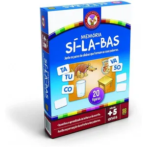 Jogo Memória Sílabas Grow 01698
