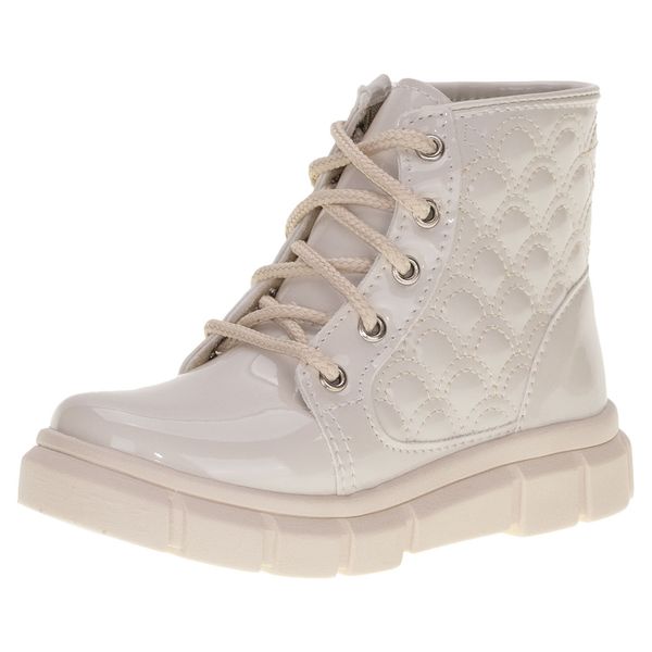 Bota Infantil Coturno Lily Kids - 16026 MARFIM 25