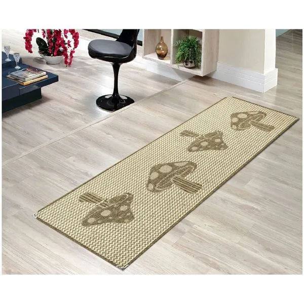 Tapete Passadeira Ks-83 50cm X 150cm Sisal Polipropileno Base Antiderrapante Sala Quarto Marrom Tapetes Lancer Tapete Passadeira Ks-83 50cm X 150cm Sisal Polipropileno Base Antiderrapante Marrom Tapetes Lancer