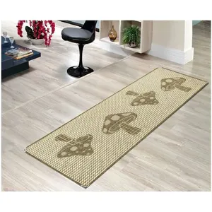 Tapete Passadeira Ks-83 50cm X 150cm Sisal Polipropileno Base Antiderrapante Sala Quarto Marrom Tapetes Lancer Tapete Passadeira Ks-83 50cm X 150cm Sisal Polipropileno Base Antiderrapante Marrom Tapetes Lancer