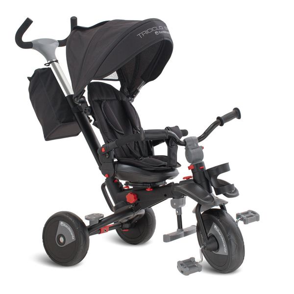 Veículo De Passeio - Triciclo Smart - Fases - Com Pedal - Bandeirante - Preto