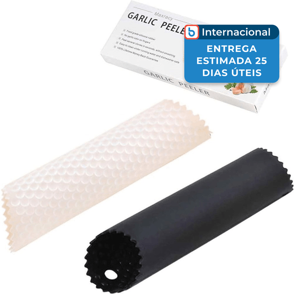 Conjunto De Descascador De Alho Maxracy 2 Peças Preto A-MBI