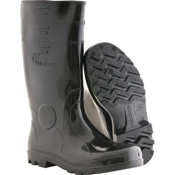 Bota de PVC Cano Longo Preta com Forro BPCL21 - VULCABRAS 37
