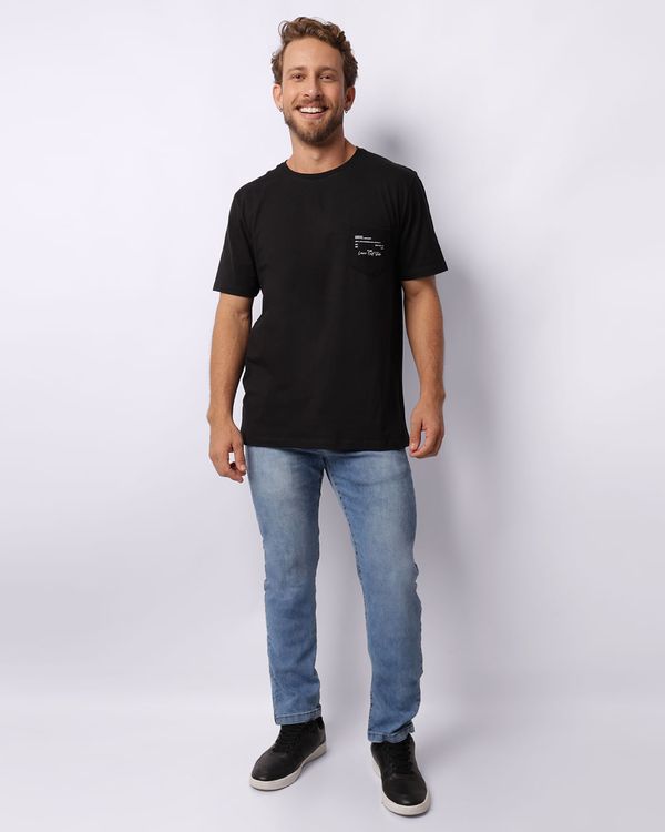 Calça Jeans Masculina Slim Azul 40