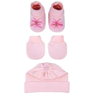 Kit Bebê RN Sanches 3 Peças Rosa (MP)