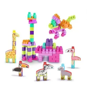 Brinquedo para Montar Brocolandia Menina MK450 240 Peças com Sacola Dismat Brinquedos Brinquedo para Montar Brocolandia Menina MK450 240 Peças Dismat