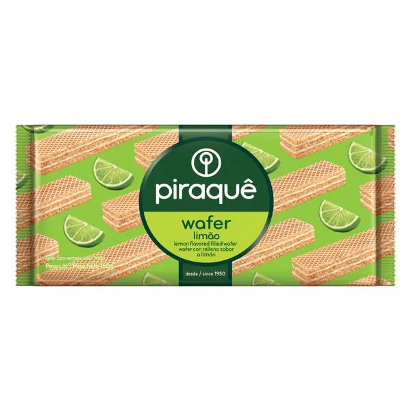Biscoito Wafers Piraquê Limão 160g